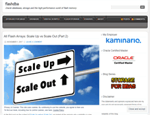 Tablet Screenshot of flashdba.com